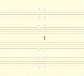 FILOFAX Kalendárium betét, jegyzetlap, personal méret, vonalas, FILOFAX, krémszín FILOFAX Kalendárium betét, jegyzetlap, personal méret, vonalas, FILOFAX, krémszín