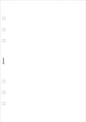 FILOFAX Kalendárium betét, jegyzetlap, pocket méret, sima, FILOFAX, fehér