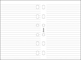 FILOFAX Kalendárium betét, jegyzetlap, pocket méret, vonalas, FILOFAX, fehér FILOFAX Kalendárium betét, jegyzetlap, pocket méret, vonalas, FILOFAX, fehér