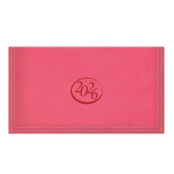 TOPTIMER Zsebnaptár, fekvő elrendezésű, TOPTIMER, "Ace", korallpiros TOPTIMER Zsebnaptár, fekvő elrendezésű, TOPTIMER, "Ace", korallpiros