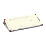 TOPTIMER Naptár, asztali, fekvő, TOPTIMER, jegyzetblokkos, bordó TOPTIMER Naptár, asztali, fekvő, TOPTIMER, jegyzetblokkos, bordó