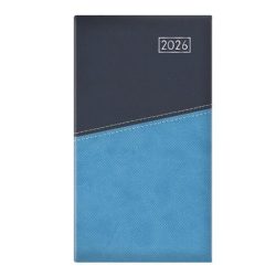 TOPTIMER Zsebnaptár, álló elrendezésű, TOPTIMER "Duplex", kék-világoskék TOPTIMER Zsebnaptár, álló elrendezésű, TOPTIMER "Duplex", kék-világoskék