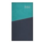 TOPTIMER Zsebnaptár, álló elrendezésű, TOPTIMER "Duplex", türkiz-kék TOPTIMER Zsebnaptár, álló elrendezésű, TOPTIMER "Duplex", türkiz-kék