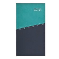 TOPTIMER Zsebnaptár, álló elrendezésű, TOPTIMER "Duplex", türkiz-kék TOPTIMER Zsebnaptár, álló elrendezésű, TOPTIMER "Duplex", türkiz-kék