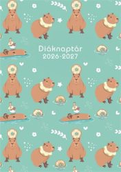 TOPTIMER Diáknaptár, 2026/2027 tanév, B6, heti, TOPTIMER, "Capibara"