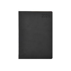 TOPTIMER Naptár, tervező, B6, heti, TOPTIMER "Madeira", fekete-bordó