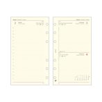   SATURNUS Kalendárium betét, tervező, napi, "M", SATURNUS, chamois 2026