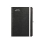 TOPTIMER Naptár, tervező, A5, heti, TOPTIMER, "Nero", fekete-szürke TOPTIMER Naptár, tervező, A5, heti, TOPTIMER, "Nero", fekete-szürke