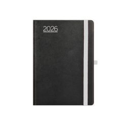 TOPTIMER Naptár, tervező, A5, heti, TOPTIMER, "Nero", fekete-szürke TOPTIMER Naptár, tervező, A5, heti, TOPTIMER, "Nero", fekete-szürke