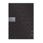   TOPTIMER Jegyzetfüzet, A5, vonalas, 96 lap, TOPTIMER "Notes", fekete gyémánt