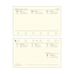 SATURNUS Kalendárium betét, tervező, heti, "S", SATURNUS, chamois 2026