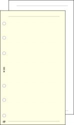 SATURNUS Kalendárium betét, jegyzetlap, "S", sima, SATURNUS, chamois