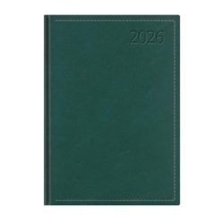 TOPTIMER Naptár, tervező, B5, napi, TOPTIMER "Traditional", zöld TOPTIMER Naptár, tervező, B5, napi, TOPTIMER "Traditional", zöld