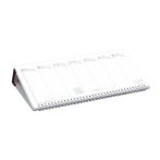 TOPTIMER Naptár, asztali, fekvő, TOPTIMER, bordó TOPTIMER Naptár, asztali, fekvő, TOPTIMER, bordó