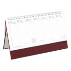 TOPTIMER Naptár, asztali, álló, TOPTIMER, bordó TOPTIMER Naptár, asztali, álló, TOPTIMER, bordó