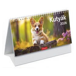 TOPTIMER Naptár, asztali, álló, TOPTIMER, "Kutyák" TOPTIMER Naptár, asztali, álló, TOPTIMER, "Kutyák"