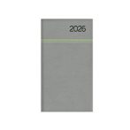 TOPTIMER Zsebnaptár, álló elrendezésű, TOPTIMER, "Young", szürke-zöld TOPTIMER Zsebnaptár, álló elrendezésű, TOPTIMER, "Young", szürke-zöld