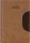 DAYLINER Naptár, tervező, A5, napi, DAYLINER "Memphis", barna-csokoládé DAYLINER Naptár, tervező, A5, napi, DAYLINER "Memphis", barna-csokoládé
