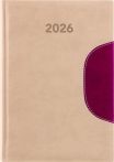 DAYLINER Naptár, tervező, A5, napi, DAYLINER "Memphis", bézs-padlizsán DAYLINER Naptár, tervező, A5, napi, DAYLINER "Memphis", bézs-padlizsán