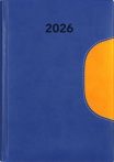 DAYLINER Naptár, tervező, A5, napi, DAYLINER "Memphis", kék-sárga DAYLINER Naptár, tervező, A5, napi, DAYLINER "Memphis", kék-sárga