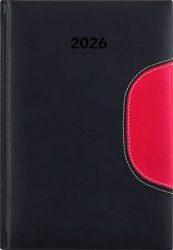 DAYLINER Naptár, tervező, B5, heti, DAYLINER "Memphis", fekete-piros DAYLINER Naptár, tervező, B5, heti, DAYLINER "Memphis", fekete-piros