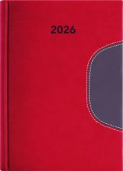 DAYLINER Naptár, tervező, B5, heti, DAYLINER "Memphis", piros-szürke DAYLINER Naptár, tervező, B5, heti, DAYLINER "Memphis", piros-szürke