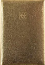 DAYLINER Naptár, tervező, A5, heti, DAYLINER, "Mirror", arany DAYLINER Naptár, tervező, A5, heti, DAYLINER, "Mirror", arany