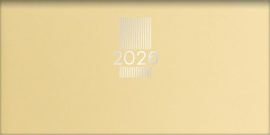 DAYLINER Zsebnaptár, fekvő elrendezésű, DAYLINER, "MyPastel", sárga