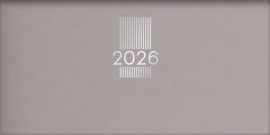 DAYLINER Zsebnaptár, fekvő elrendezésű, DAYLINER, "MyPastel", szürke DAYLINER Zsebnaptár, fekvő elrendezésű, DAYLINER, "MyPastel", szürke