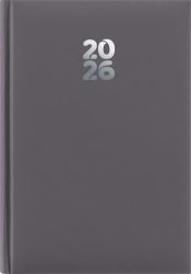 DAYLINER Naptár, tervező, A5, heti, DAYLINER, "Pannon", szürke