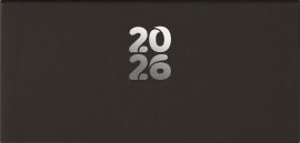 DAYLINER Zsebnaptár, fekvő elrendezésű, DAYLINER, "Pannon", fekete DAYLINER Zsebnaptár, fekvő elrendezésű, DAYLINER, "Pannon", fekete