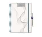 DAYLINER Naptár, tervező, A5, heti, DAYLINER, "InSpiral", fehér-kék DAYLINER Naptár, tervező, A5, heti, DAYLINER, "InSpiral", fehér-kék