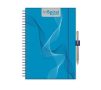   DAYLINER Naptár, tervező, A5, heti, DAYLINER, "InSpiral", kék-kék