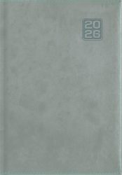 DAYLINER Naptár, tervező, A5, napi, DAYLINER "Square", szürkéskék DAYLINER Naptár, tervező, A5, napi, DAYLINER "Square", szürkéskék