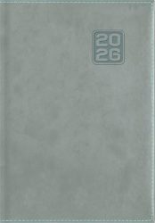 DAYLINER Naptár, tervező, B6, heti, DAYLINER "Square", szürkéskék