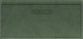 DAYLINER Zsebnaptár, fekvő elrendezésű, DAYLINER, "Sherwood", zöld DAYLINER Zsebnaptár, fekvő elrendezésű, DAYLINER, "Sherwood", zöld