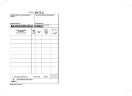 VICTORIA PAPER Nyomtatvány, készpénzfizetési számlatömb, egy ÁFÁs, 50x3, A5, VICTORIA PAPER, "B.13-373", 10 tömb/csomag
