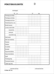VICTORIA PAPER Nyomtatvány, pénztárjelentés, 25x2, A5, VICTORIA PAPER "B.Kisker-104", 10 tömb/csomag VICTORIA PAPER Nyomtatvány, pénztárjelentés, 25x2, A5, VICTORIA PAPER "B.Kisker-104", 10 tömb/csomag