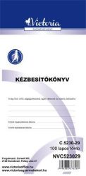 VICTORIA PAPER Nyomtatvány, kézbesítőkönyv, 100 lap, VICTORIA PAPER, "C.5230-29", 10 tömb/csomag VICTORIA PAPER Nyomtatvány, kézbesítőkönyv, 100 lap, VICTORIA PAPER, "C.5230-29", 10 tömb/csomag