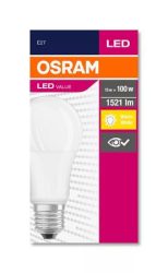 OSRAM LED izzó, E27, gömb, A60, 13W, 1521lm, 2700K (MF), OSRAM "Value" OSRAM LED izzó, E27, gömb, A60, 13W, 1521lm, 2700K (MF), OSRAM "Value"