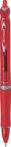   PILOT Golyóstoll, 0,25 mm, nyomógombos, PILOT "Acroball", piros