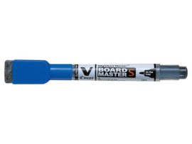 PILOT Táblamarker, törlőkupakkal, 0,8 mm, UF, kúpos, PILOT "V-Board Master S", kék