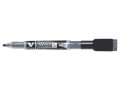   PILOT Táblamarker, törlőkupakkal, 1,3 mm, EF, kúpos, PILOT "V-Board Master S", fekete