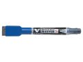   PILOT Táblamarker, törlőkupakkal, 1,3 mm, EF, kúpos, PILOT "V-Board Master S", kék