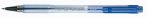   PILOT Golyóstoll, 0,27 mm, nyomógombos, átlátszó tolltest, PILOT "BP-S Matic", kék