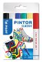   PILOT Dekormarker készlet, 1 mm, PILOT "Pintor F" 6 különböző klasszikus szín
