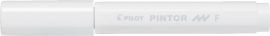 PILOT Dekormarker, 1 mm, PILOT "Pintor F", fehér PILOT Dekormarker, 1 mm, PILOT "Pintor F", fehér