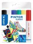   PILOT Dekormarker készlet, 1,4 mm, PILOT "Pintor M" 6 különböző klasszikus szín