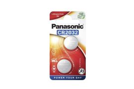 PANASONIC Gombelem, CR2032, 2 db, PANASONIC PANASONIC Gombelem, CR2032, 2 db, PANASONIC