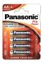   PANASONIC Elem, AA ceruza, 4 db, PANASONIC "Pro power"